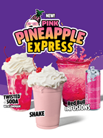 Jack's New Pink Pineapple Express Platform Drops with Three Bold Beverages, a $4.20 Shake, and a Whole Lot of Flavor Vibes!